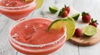 Festive Low-FODMAP Strawberry Margarita Smoothie; Gluten-free, Vegan Festive Low-FODMAP Strawberry Margarita Smoothie; Gluten-free, Vegan