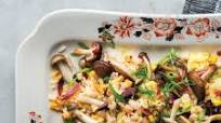 Barbecued Pork Fried Rice with Mushrooms and Extra Ginger Barbecued Pork Fried Rice with Mushrooms and Extra Ginger