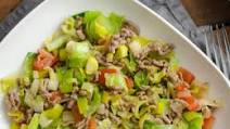 One pot ground beef and leek dish One pot ground beef and leek dish
