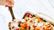 Roasted Veggie Enchilada Casserole Roasted Veggie Enchilada Casserole