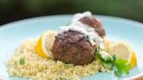 Grilled Moroccan Meatballs with Yogurt Sauce Grilled Moroccan Meatballs with Yogurt Sauce