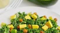 Kale Caesar Salad with Crispy Chickpeas & Avocado Kale Caesar Salad with Crispy Chickpeas & Avocado