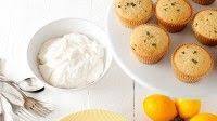 Meyer Lemon Thyme Cupcakes with Honey Cream Meyer Lemon Thyme Cupcakes with Honey Cream