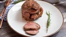 Low FODMAP rolled pork loin with mushroom cream sauce Low FODMAP rolled pork loin with mushroom cream sauce