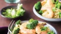 Cilantro-Coconut Shrimp and Broccoli Cilantro-Coconut Shrimp and Broccoli