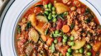Ground Turkey + Veggie Loaded Soup Ground Turkey + Veggie Loaded Soup