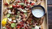 Greek Inspired Fries with Tzatziki Greek Inspired Fries with Tzatziki