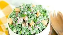 Creamy Bacon and Pea Salad Creamy Bacon and Pea Salad