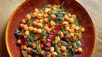 Saag chana masala Saag chana masala