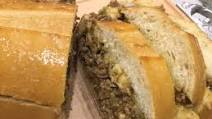 Hamburger-Stuffed French Bread Hamburger-Stuffed French Bread