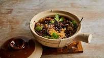 Aubergine claypot rice Aubergine claypot rice