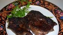 Cast Iron Grilled Chuck Eye (Poor Mans Rib-Eye) Steaks W/Spicy R Cast Iron Grilled Chuck Eye (Poor Mans Rib-Eye) Steaks W/Spicy R