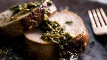 Pork Tenderloin Stuffed With Herbs and Capers Pork Tenderloin Stuffed With Herbs and Capers