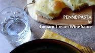 Pasta - Penne Rosa in Tomato-Cream Wine Sauce Pasta - Penne Rosa in Tomato-Cream Wine Sauce