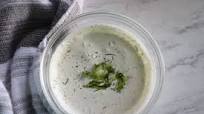 Tzatziki dip with sour cream Tzatziki dip with sour cream