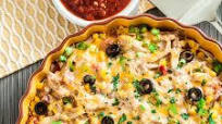 Healthier Chicken Enchilada Bake Healthier Chicken Enchilada Bake