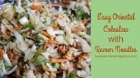 Easy Oriental Coleslaw with Ramen Noodles Easy Oriental Coleslaw with Ramen Noodles