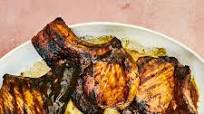 Grilled Pork Chops with Pineapple-Turmeric Glaze Grilled Pork Chops with Pineapple-Turmeric Glaze