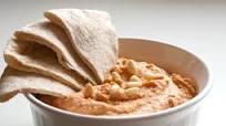 Roasted Red Pepper Hummus With Pine Nuts Roasted Red Pepper Hummus With Pine Nuts