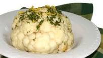 Steamed Cauliflower with Lemon Butter Sauce Recipe Steamed Cauliflower with Lemon Butter Sauce Recipe