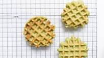 Matcha Mochi Waffles Matcha Mochi Waffles
