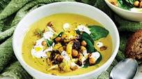 Curried Cauliflower and Chickpea Soup Curried Cauliflower and Chickpea Soup