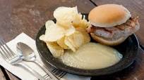 Simple Grilled Pork Chop Sandwich Meal Simple Grilled Pork Chop Sandwich Meal
