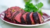 Slow-cooked Beef Fillet with Crushed Black Pepper and Balsamic Slow-cooked Beef Fillet with Crushed Black Pepper and Balsamic
