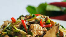 Chinese Broccoli and Minced Pork Stir Fry Chinese Broccoli and Minced Pork Stir Fry