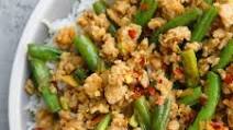 Ground Chicken and Green Beans Stir Fry Ground Chicken and Green Beans Stir Fry