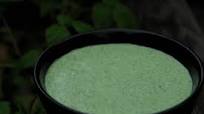 Spicy mint crème fraiche sauce Spicy mint crème fraiche sauce