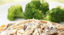 Fettuccine with Creamy Mushroom Sauce