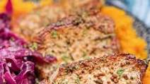 Pan Seared Boneless Pork Chops with a Mustard Pan Sauce & Mashed Butternut Squash Pan Seared Boneless Pork Chops with a Mustard Pan Sauce & Mashed Butternut Squash