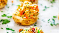 Vegetarian Stuffed Mushrooms Vegetarian Stuffed Mushrooms