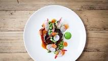 Smoked ox tongue, peas, pickled vegetables Smoked ox tongue, peas, pickled vegetables