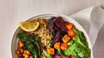 Beetroot Hummus & Roast Veg Buddha Bowl Beetroot Hummus & Roast Veg Buddha Bowl