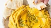 Savory Pumpkin Hummus Savory Pumpkin Hummus