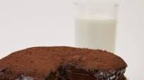 Chocolate Crepe Cake with Rum Custard Filling Chocolate Crepe Cake with Rum Custard Filling