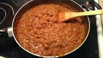Beef and Bean burrito filling Beef and Bean burrito filling