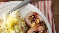 Apple and Walnut Stuffed Pork Tenderloin with Red Currant Sauce Apple and Walnut Stuffed Pork Tenderloin with Red Currant Sauce