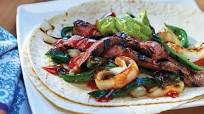 Spicy Grilled Steak Fajitas with Poblano Peppers Spicy Grilled Steak Fajitas with Poblano Peppers