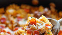 One Pot Pizza Pasta Bake One Pot Pizza Pasta Bake