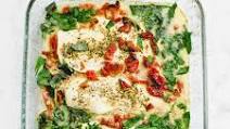 Baked Tuscan Chicken (Paleo and Dairy Free) Baked Tuscan Chicken (Paleo and Dairy Free)