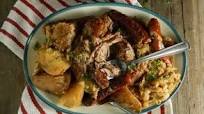 Braised Pork Roast with Sausage & Cabbage Braised Pork Roast with Sausage & Cabbage