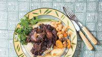 Braised Oxtail with Butter Beans Braised Oxtail with Butter Beans