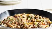 Hamburger Stroganoff Skillet Hamburger Stroganoff Skillet