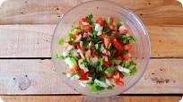 Pico de gallo mexicano, receta paso a paso Pico de gallo mexicano, receta paso a paso