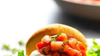 Basil Bruschetta Mozzarella Burgers Basil Bruschetta Mozzarella Burgers