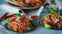 Vegetable Noodle Stir-Fry with Peanut Lime Sauce Vegetable Noodle Stir-Fry with Peanut Lime Sauce