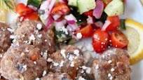 Greek Meatballs with Tzatziki Sauce Greek Meatballs with Tzatziki Sauce